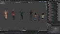 create high low poly 3d character sculpting and texturing