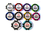create luxury poker logo and poker chip design