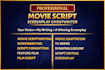 movie script, screenwriting, feature film script, screenplay, TV script