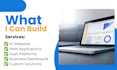 build ai powered websites web apps and saas applications