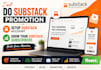 do substack promotion, substack newsletter, substack setup, substack subscribers