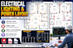 design electrical lighting and power layout plan in autocad