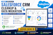 do salesforce CRM cleanup deduplication data migration dashboards custom reports