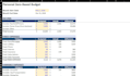 create a custom zero based budget in excel
