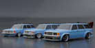 create optimized low poly and mid poly 3d car models for games