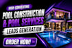 swimming pool leads pool construction leads facebook ads pool service leads