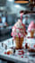 create amazing ai food miniature art and tiny food scenes