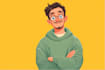 draw flat vector character art illustration