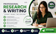 do professional internet research and data collection
