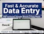 do accurate data entry copy paste PDF to excel google sheets