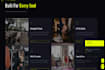 design a professional gym and fitness website