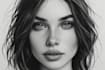 draw a rough charcoal sketch