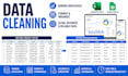 do excel data cleaning, quality analysis and data validation
