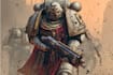 create a warhammer 40k character art