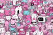 draw cute kawaii doodle stickers, illustrations and design
