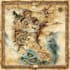 detailed hand drawn fantasy map illustration custom map