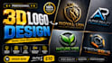 design a professional 3d logo