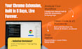 build custom chrome extension for google chrome browser automation