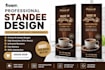 design professional roll up banner and standee design