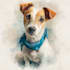 draw a cartoon pet portrait from photo