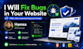 fix bugs in your website