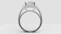 design a custom engagements rings and render also