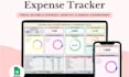 do automated budget excel spreadsheet, income expense finance tracker dashboard