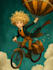 create romantic fantasy book cover illustration