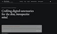 design and develop a modern minimalist website