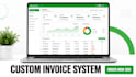 develop full stack invoice CRM dashboard web application