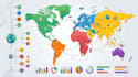 create business map, corporate map, visual map, location map and territory map