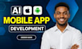 do ai mobile app development, android IOS app, saas app, ai software