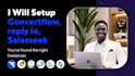 setup convertflow, reply io, icontact, pipeliner, constant contact, salesseek