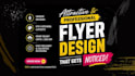 create your flyer design
