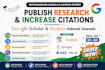 increase google scholar citations and publish articles
