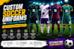 do soccer rugby custom designs