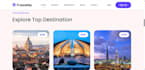 create a responsive front end website with modern UI design