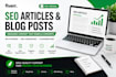 write professional articles and website content