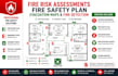 create fire risk assessment fire safety plan evacuation maps and fire detection