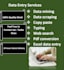 do expert data entry, ms word and excel