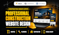 design construction redesign hvac solar landing page plumbing roofing website