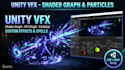 create unity vfx using particle system, shader graph, and vfx graph