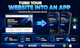 convert your website to android and ios mobile app