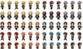 create pixel art sprite sheet animation for unity godot rpg maker games