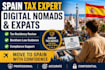 help digital nomads and expats navigate spanish taxes