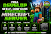 develop your dream minecraft server smp, mod mini game and custom plugin