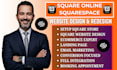 setup square online store square website design ecommerce squarespace square seo