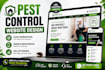 design pest control website, exterminator website and pest removal website