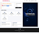 design a responsive HTML CSS landing page with admin dashboard