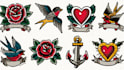 draw aesthetic old school tattoo design